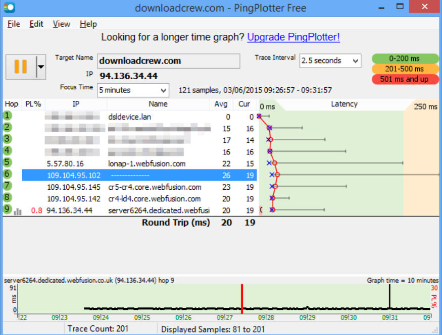 PingPlotter Pro 5.17.1.7872 + Key PC Download [ Crack ]