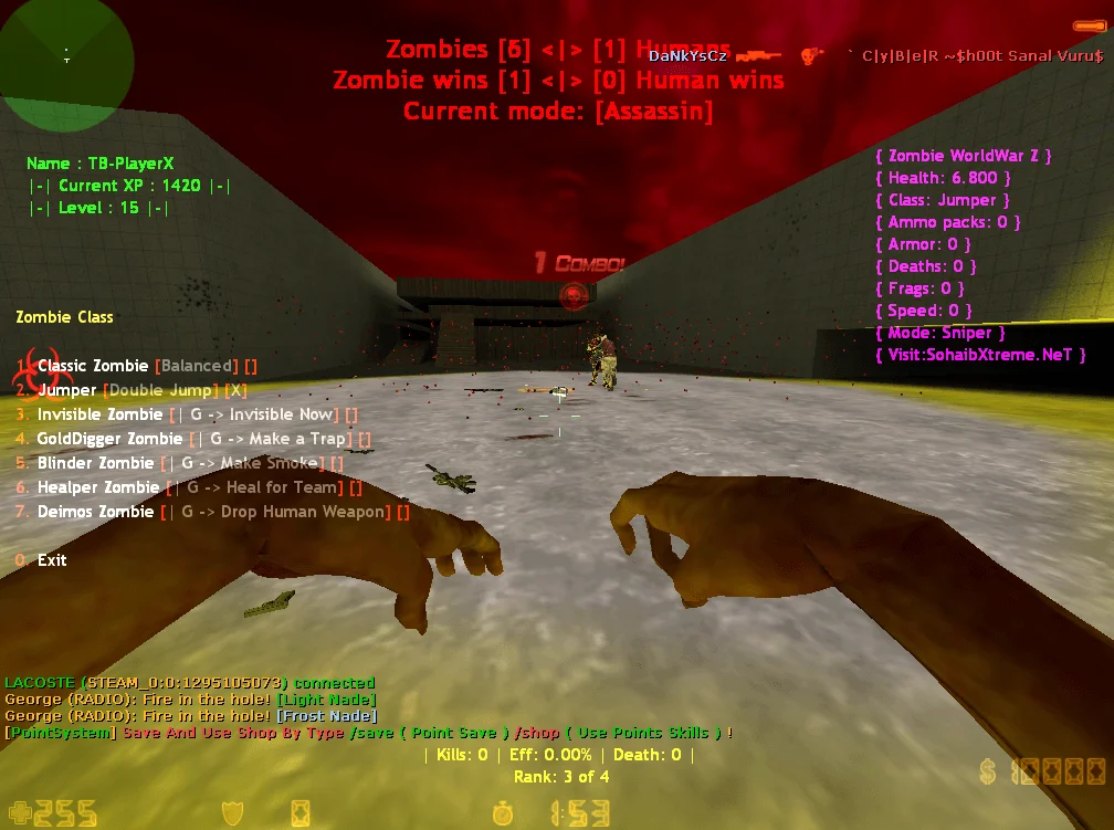 Counter-Strike 1.6 Zombie Destruction Hell Night ADDON [ 2k19 ]
