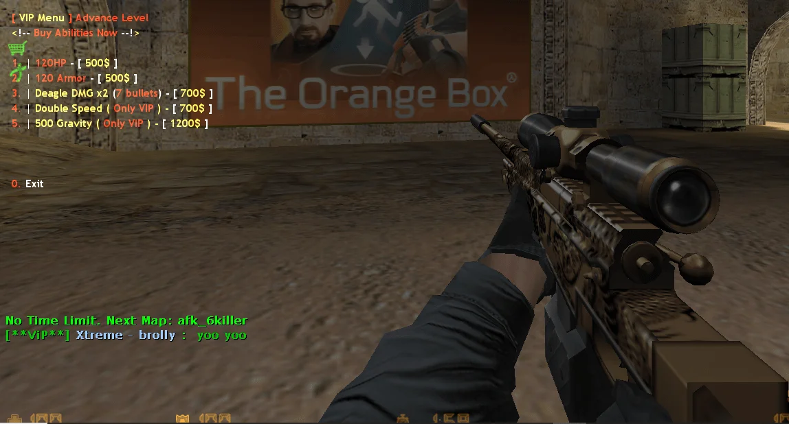 Counter-Strike 1.6 CSO ViP Beta Plugin With VIP Only AWP Plugin Download [ 2k20 ]