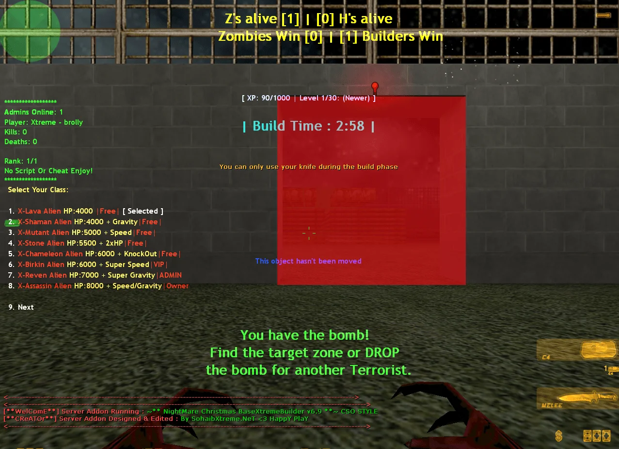 Counter-Strike 1.6 BaseXtremeBuilder 6.9 Addon/Mod Download [ 2k21 ]