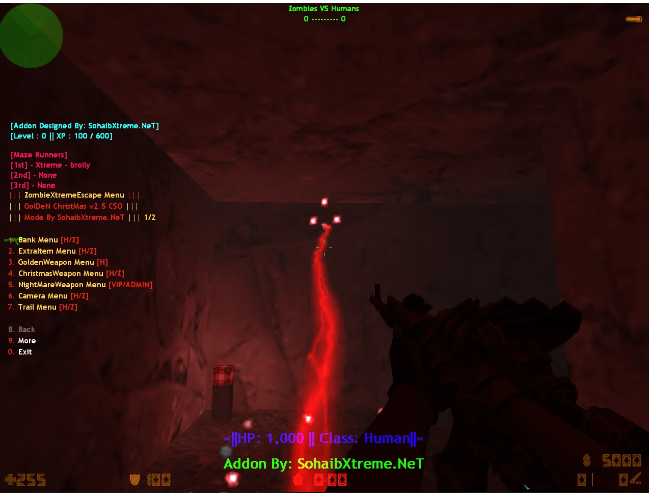 Counter-Strike 1.6 ZombieXtreme Escape v2.5 Addon/Mod Download [ 2k21 ]
